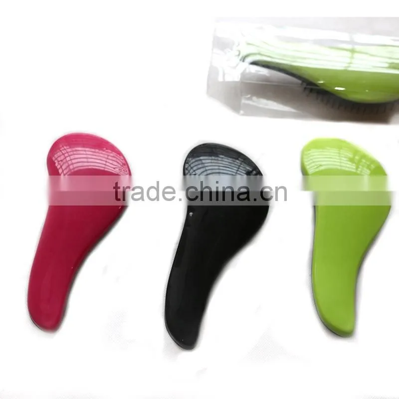 Pink / White Auto Hair Straightener Comb LCD Ion Brush Electric Hair Massager Anti-Scald Tool lcd hair straightening brush
