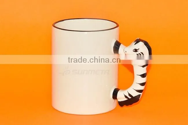 Sunmeta MKB ceramic animal mug best sublimation china