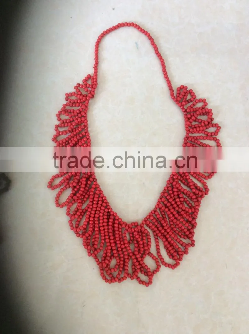new arrival wholesale unique handmade beaded necklet