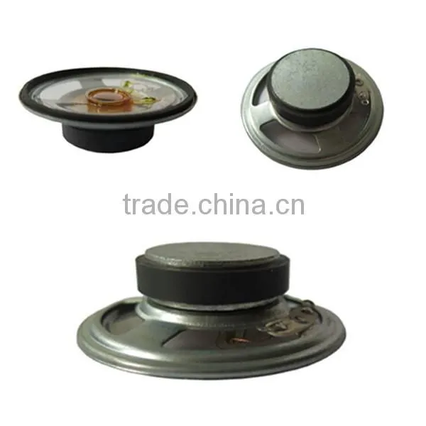 Round clear color with big magnetic steel powered speaker