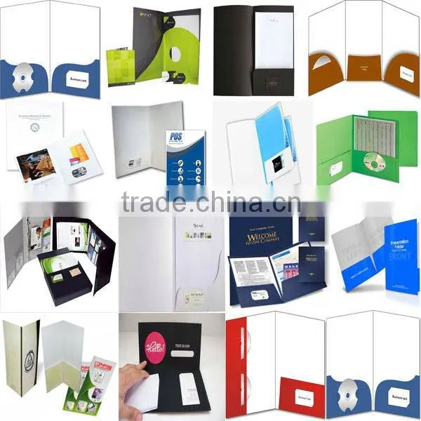 Paper Presentation Folder,Pocket Presentation Folder,Presentation Folder