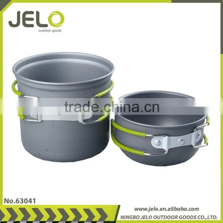 Picnic Camping Hiking Backpacking Pot Pan Cookware Outdoor Cooking Set