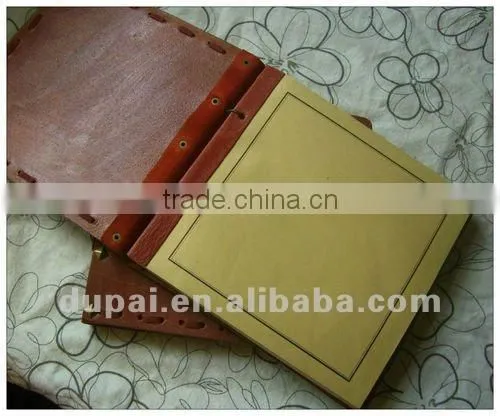 Retro Hard leather pocket agenda