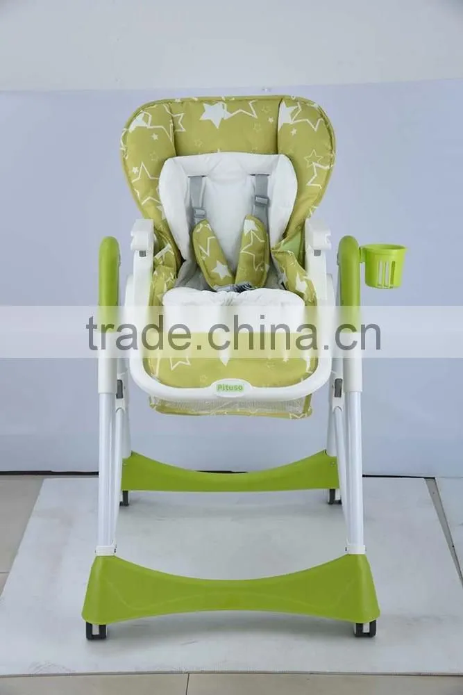 Baby high chair restaurant baby plastic folding high chair baby furniture