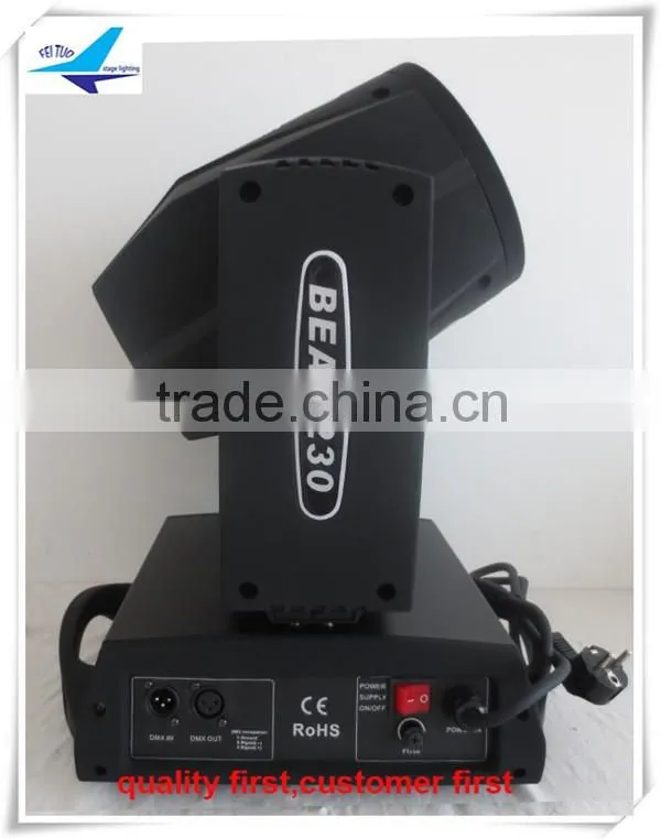 Dj moving head stage lighting beam 230 7r 230w sharpy moving beam