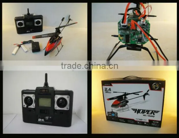2.4G 4CH M size single blade rc helicopter remote control helicopter