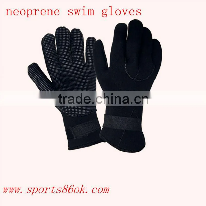 Kevlar on palm and velcro band glued &blind stitching for waterproof diving glove