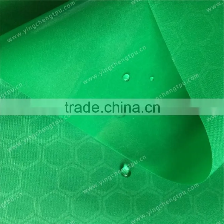 Lightweight Waterproof Fabric T63D Polyester Taffeta Bonded TPU Film with Water Repellent