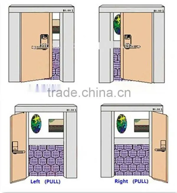 FStech nickle wire drawing facial treatment card access hotel door locks