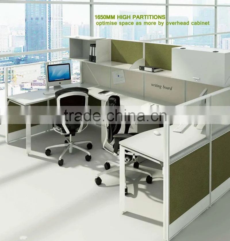 modular wooden antique office desks for 6 person workstation (T8-Series)