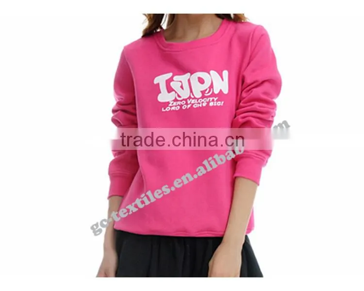 Girl's Fleece Hoodie Sweater with logo printed