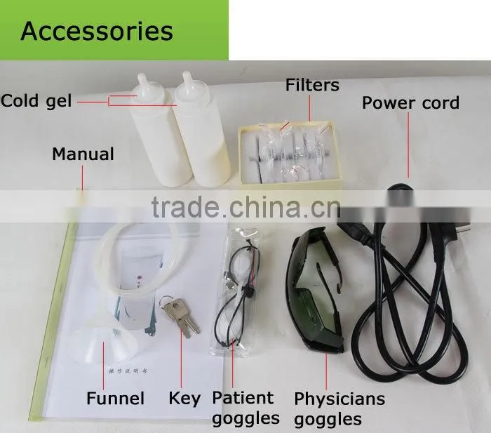 Powerful e-light ipl shr pigmenation wrinkle Hair removal machine