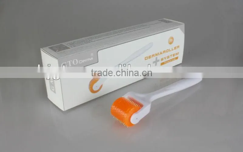2013 new arrived titanium microneedle face roller, 200 needles titanium alloy GTO derma roller,CE aprroved