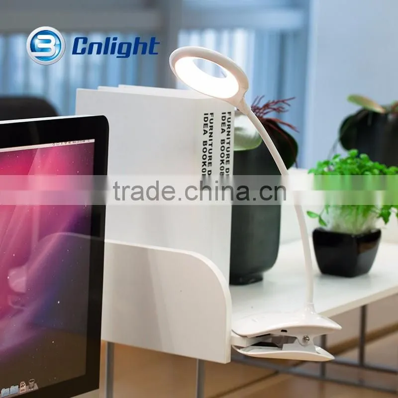 3W LED Table desk Lamp with Clips clamps dimmer switch indoor lamp