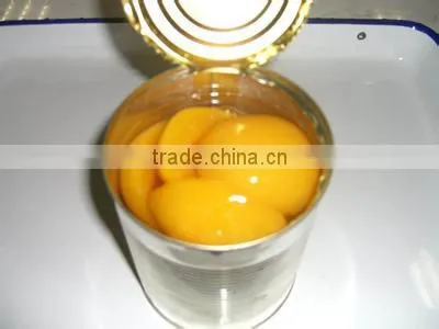 canned yellow peach