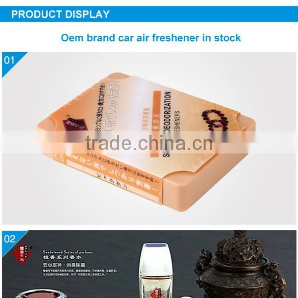 Hot selling best smell fragrance top car jasmine air freshener