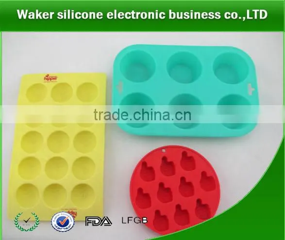 2017 High quality Colorful new design silicone ice mould