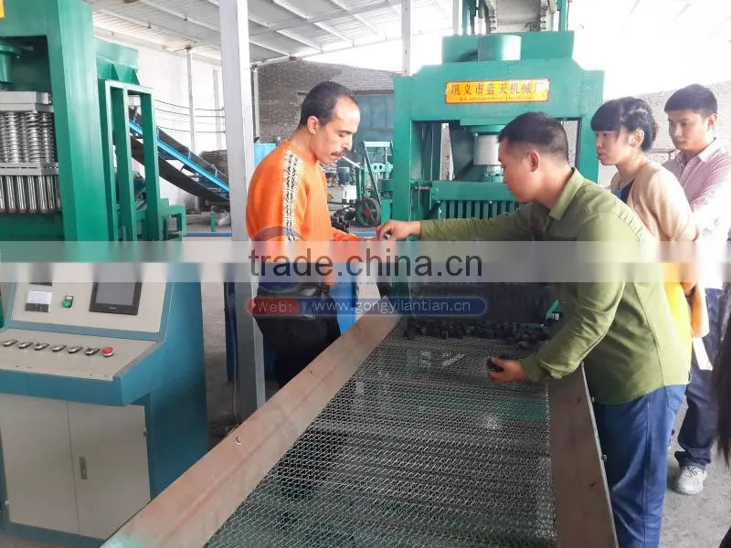 Lantian plant factory price sawdust coal hookah shisha charcoal making machines