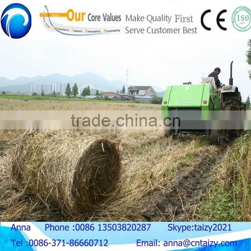 2016 China best selling mini round hay baler