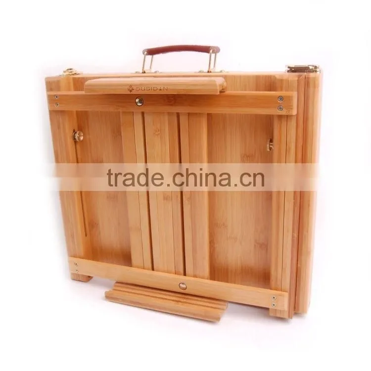 Big desk easel with box /brush box easel/table easel for artist