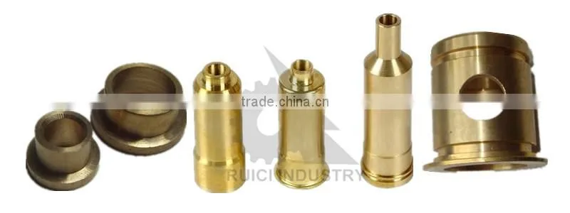 Dalian custom CNC precision turning brass bush/brass bushing