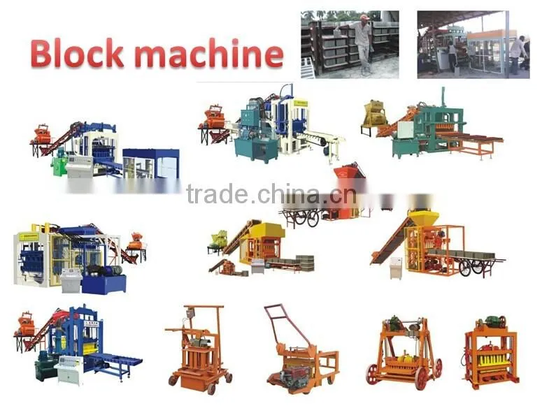 Hydraulic Pressure automatic brick making machine price QTJ4-26