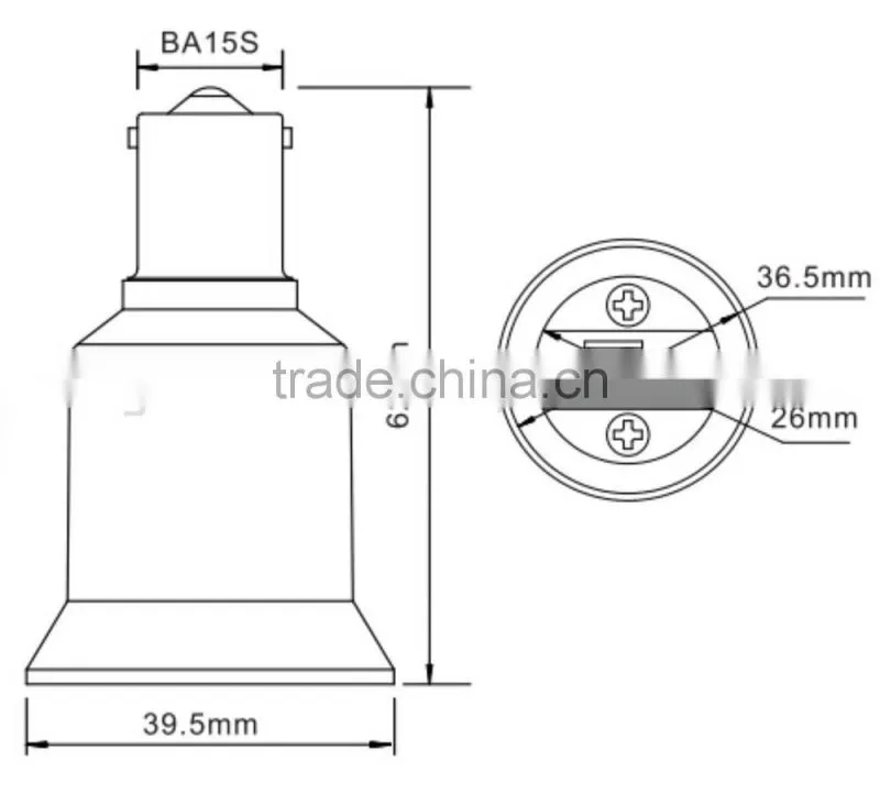 SG-AD-BA15S-E26A electrical plugs and sockets