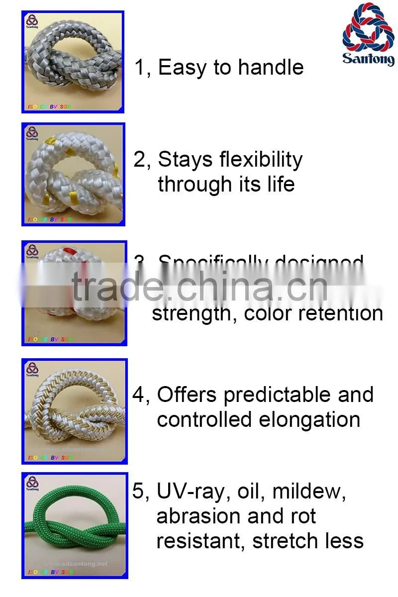 10mm Double braided Nylon docking and mooring rope