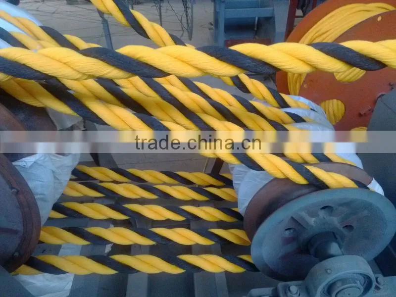 3 strands manila rope making machine