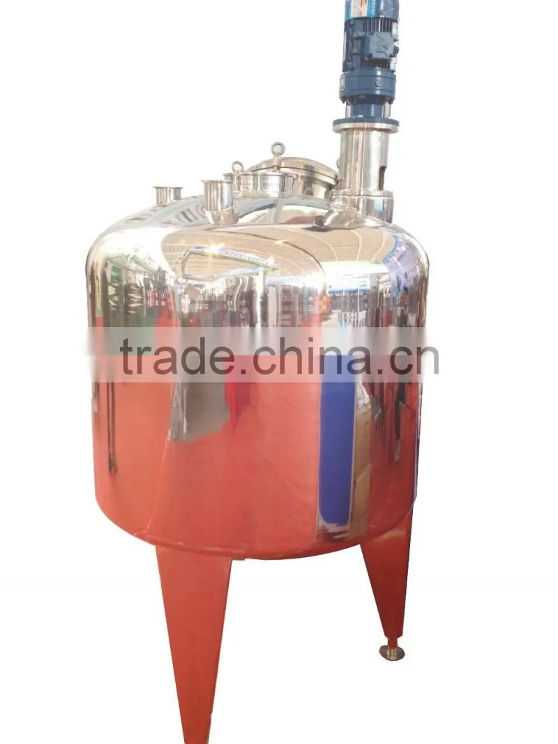Stainless steel food grade 100l mixing tank with mixer