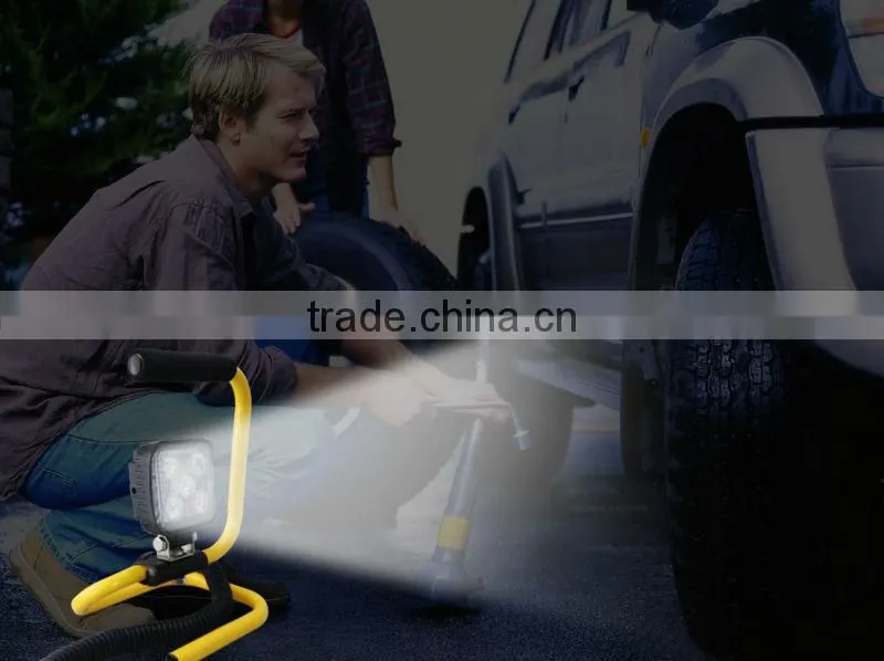 2015 Newest 15W Portable LED Work Light with Stand for emergency lighting