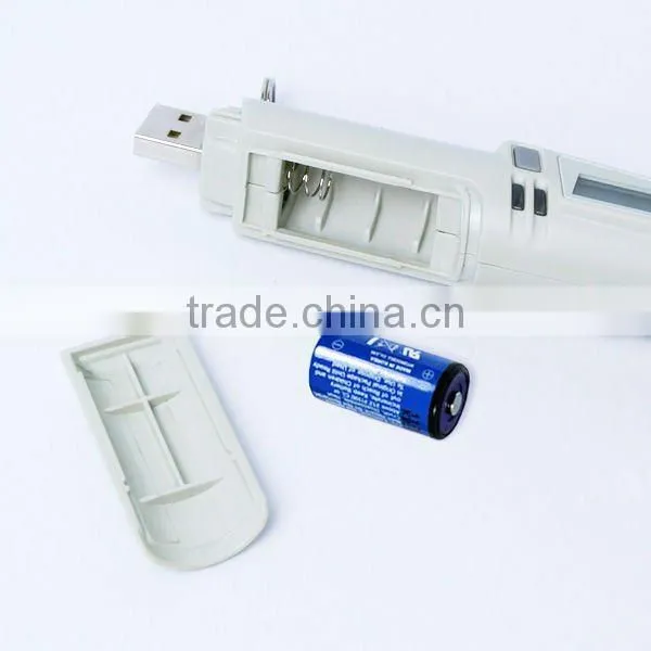 Digital USB Wall mount Temperature Humidity Data logger with LCD display 16K memory Made in Taiwan