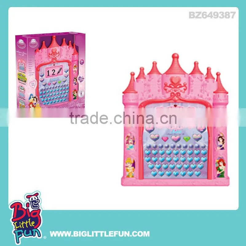 Children English intelligent learning machine toy with light