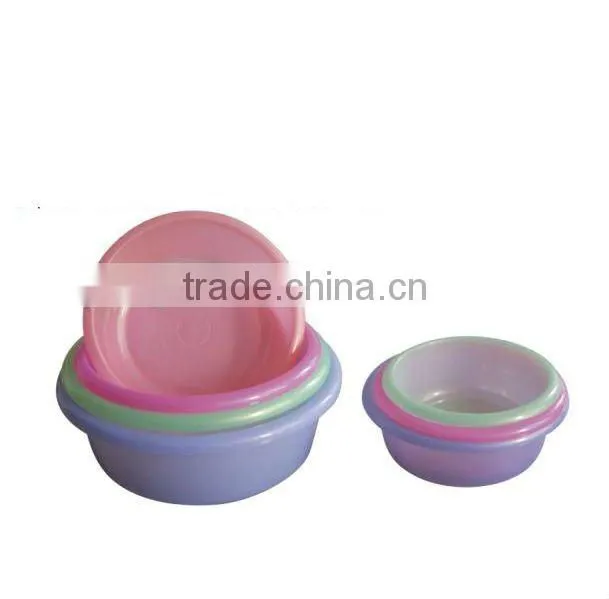 red plastic water basin for house,washing basin