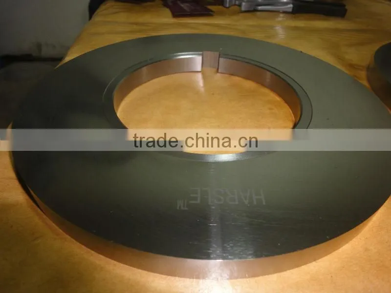 slitting roller blades in stock,slitter machine knife for steel/ferrous/cold rolling/packaging