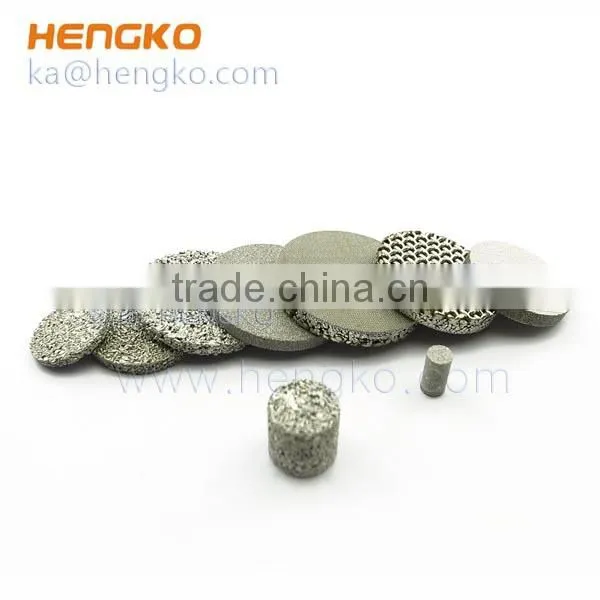 sintered SS stainless steel porous disc for infiltration instrument