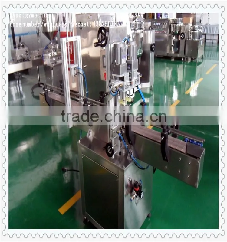 Semi-automatic pump head capping machine