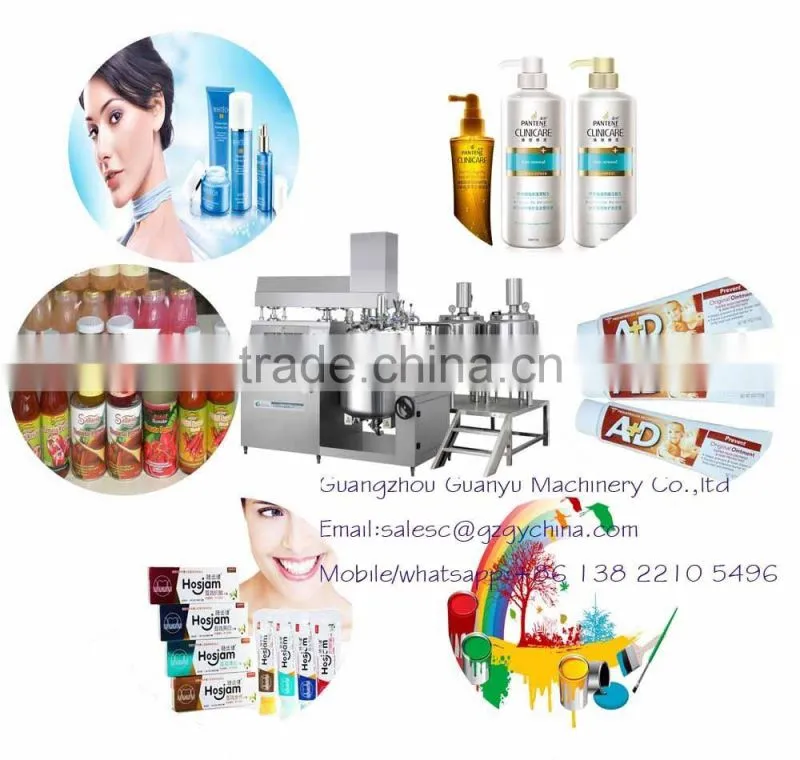 Chinese hot sales high shear dispersing vacuum laboratory emulsifying mixer