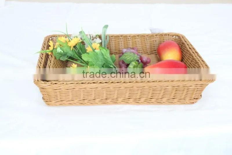 Supermarket Plastic Basket For Vegetable & Fruit Rack Storage Basket