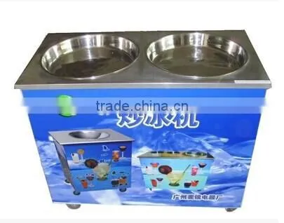 LR-A22 Stainless Steel Double Pans Commercial Fry Ice Cream Machine With Best price