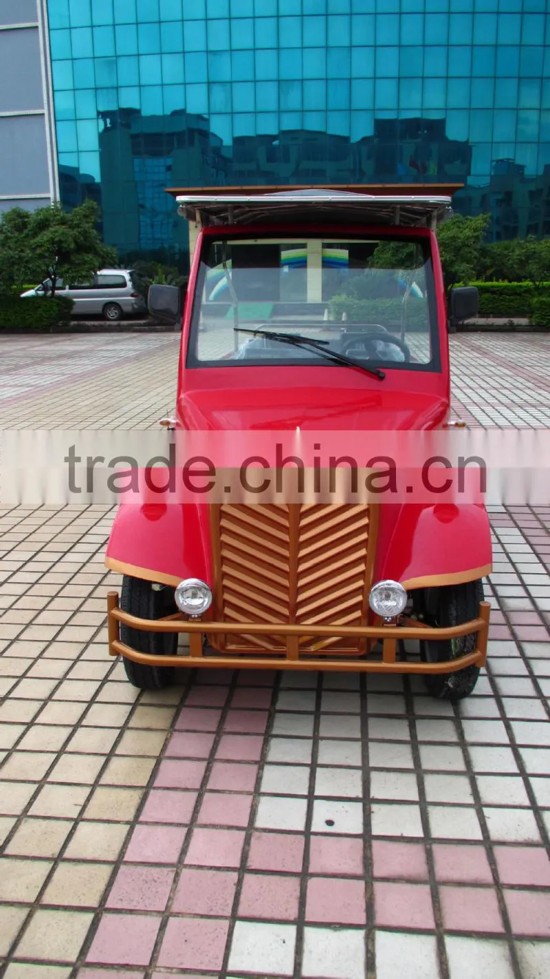 Superior quality 4 wheeler 6 seats battery operated electric classic golf car
