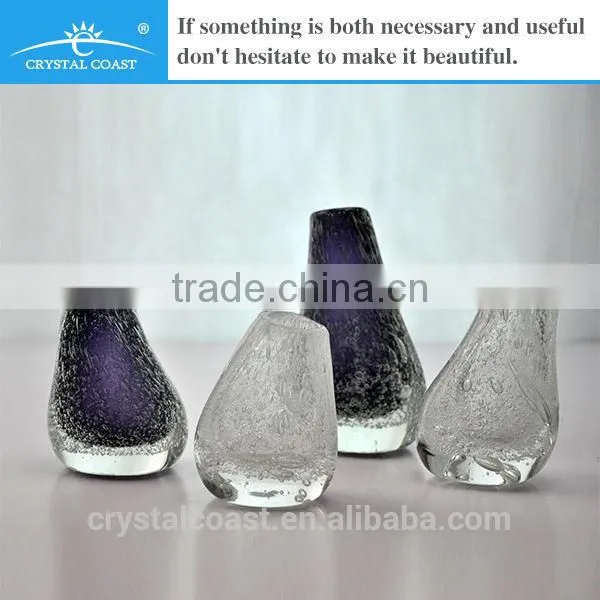 wholesale tea light bubble glass candle holder