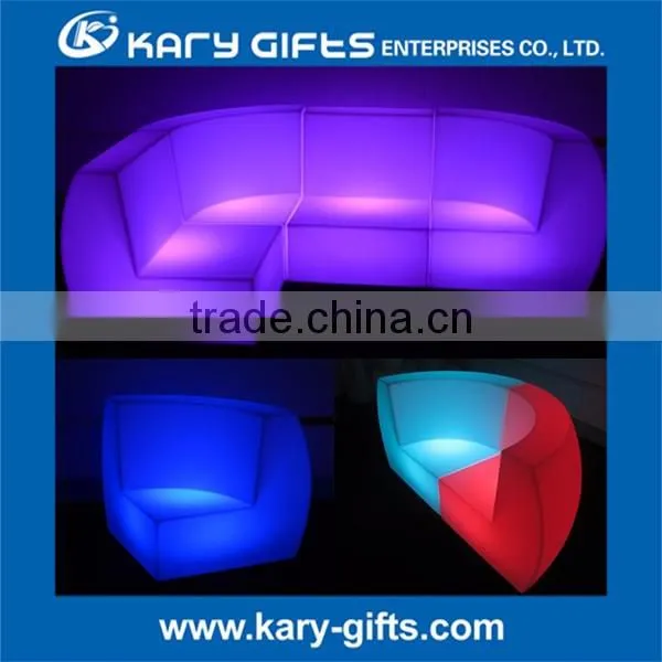 Modern Design Rechargeable LED Chair, Stools, Light Up Sofa