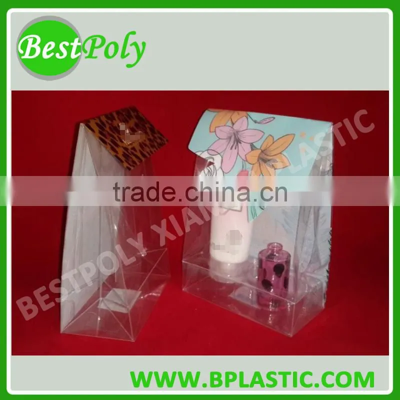 PVC Cosmetic Boxes Printed Cosmetic Floding Box for Display