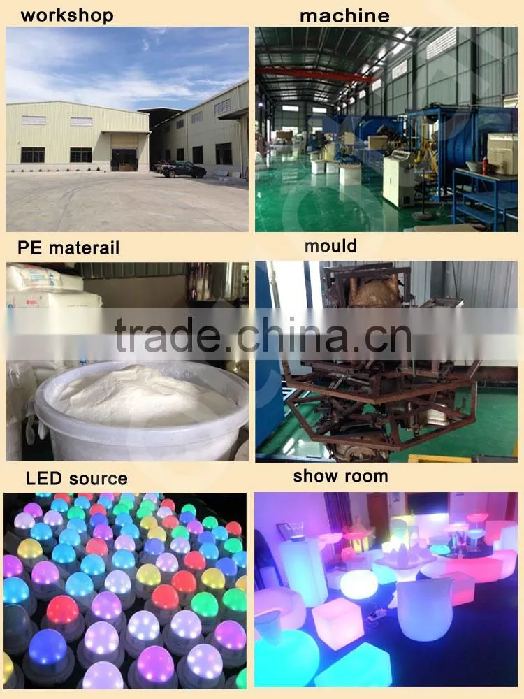 illuminated commercial furniture/led bar counter