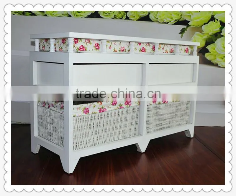 2015 antique new design unfinished wooden cabinet with drawer