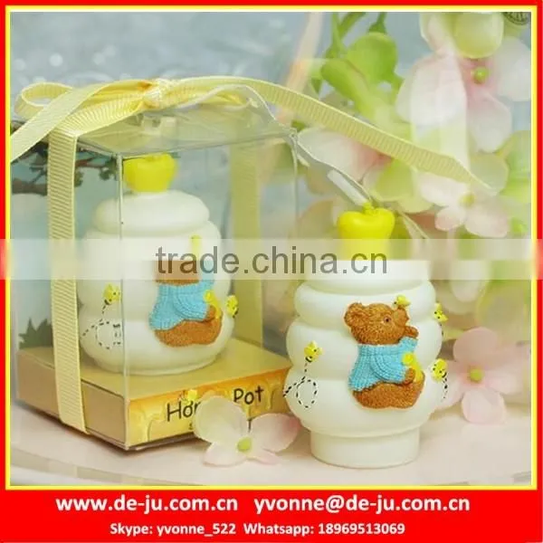 Bear Honey Jar Professional Sculpture Small Craft Candle