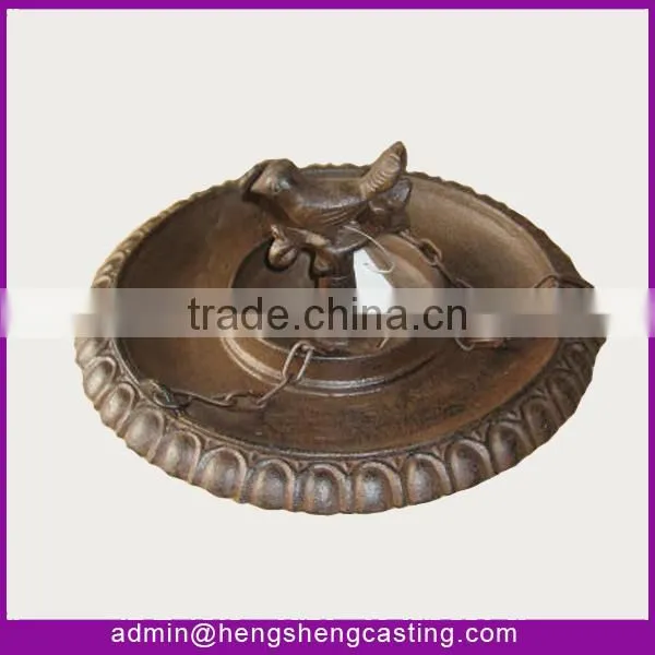 garden antique cast iron small bird feeder