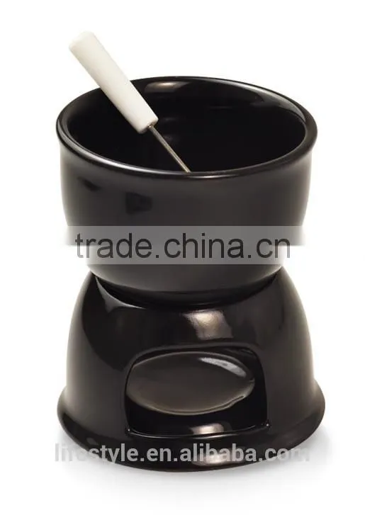 Chocolate Fondue Set, Ceramic Fondue Set