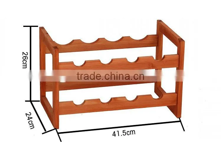 2016 high grade wood wine rack